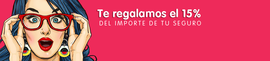 Te regalamos el 15% del importe de tu seguro en un cheque regalo amazon